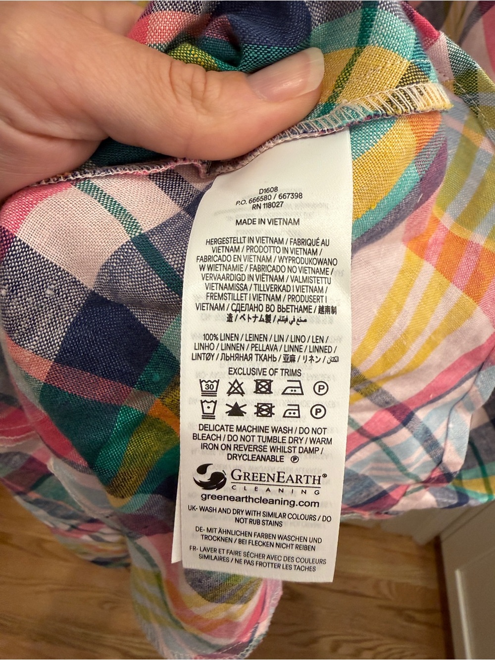 Boden Erma Drop Waist Linen Dress, 8R - Picture 5 of 9